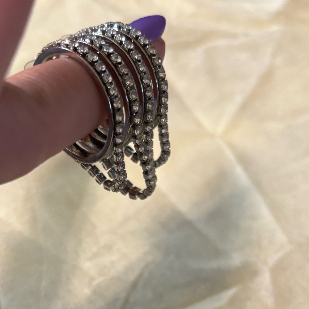 Rhinestone Hoops